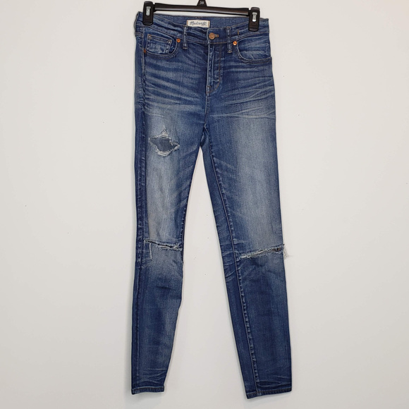 Madewell high-riser skinny jeans, 29 inseam - Picture 2 of 8